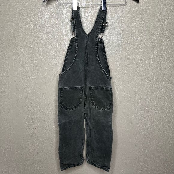 VTG Carhartt Overalls Size 5T Toddlers MOSS Green - Picture 5 of 7